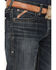 Image #2 - Ariat Men's Boot Barn Exclusive Bart Keith Dark Wash Relaxed Straight Denim Jeans, Dark Wash, hi-res
