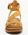 Image #4 - Very G Women's Sylvie Tooled Sandals, Tan, hi-res