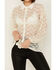Image #3 - Sadie & Sage Women's Long Sleeve Button-Down Knit Top, Ivory, hi-res