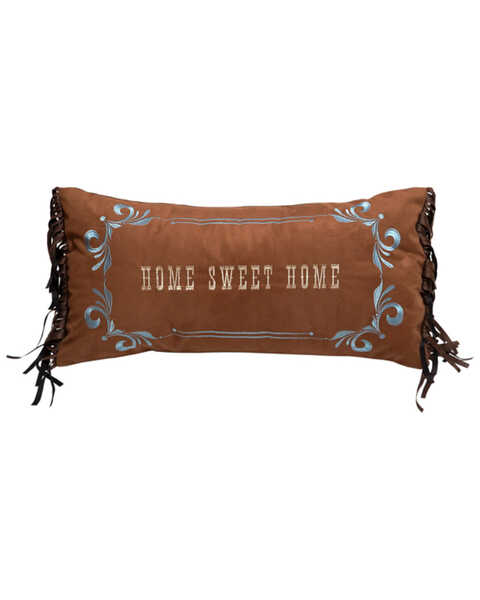 Carstens Home Wrangler Home Sweet Home Throw Pillow, Brown, hi-res