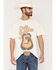 Image #1 - Wrangler Men's Cody Johnson Guitar Short Sleeve Graphic T-Shirt, Off White, hi-res