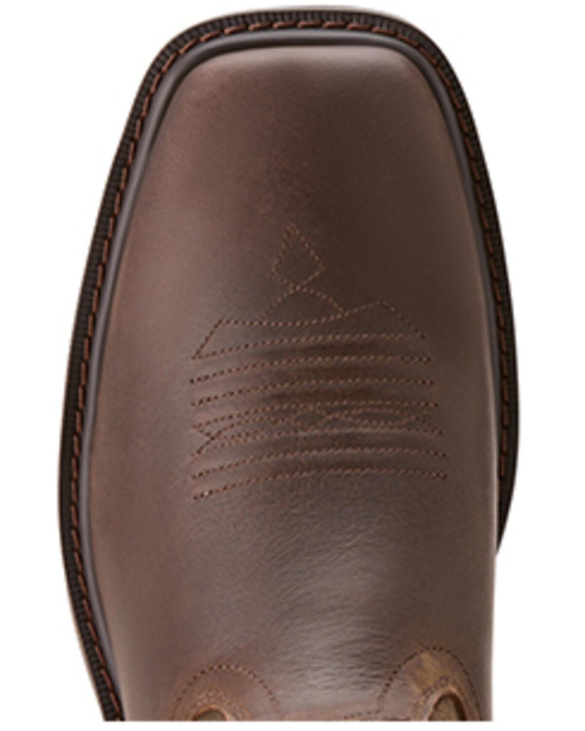 Image #4 - Ariat Men's Groundbreaker Western Work Boots - Soft Toe, Brown, hi-res