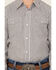 Image #3 - Wrangler Boys' Striped Print Long Sleeve Pearl Snap Western Shirt, Black/white, hi-res