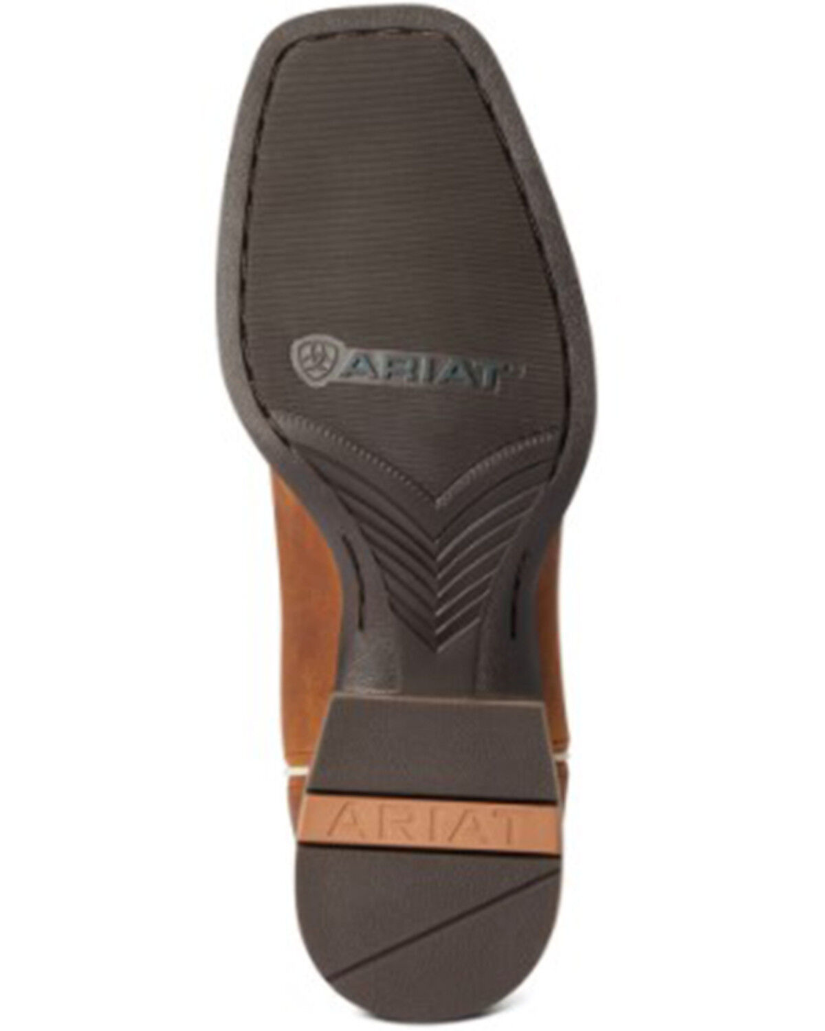 Image #5 - Ariat Men's Everlite Go Getter Western Performance Boots - Broad Square Toe, Brown, hi-res