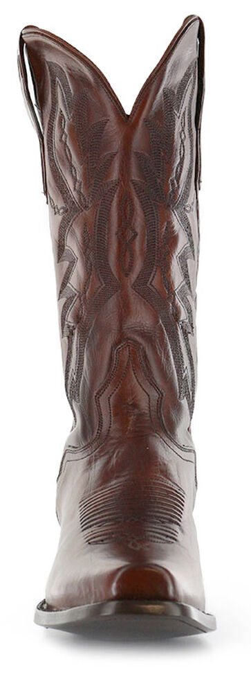 El Dorado Handmade Antique Calf Cowboy Boots - Square Toe, Tan, hi-res