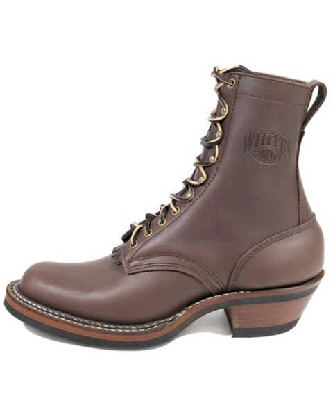 Image #1 - White's Boots Men's Original Packer 8" Lace-Up Work Boots - Round Toe, Brown, hi-res