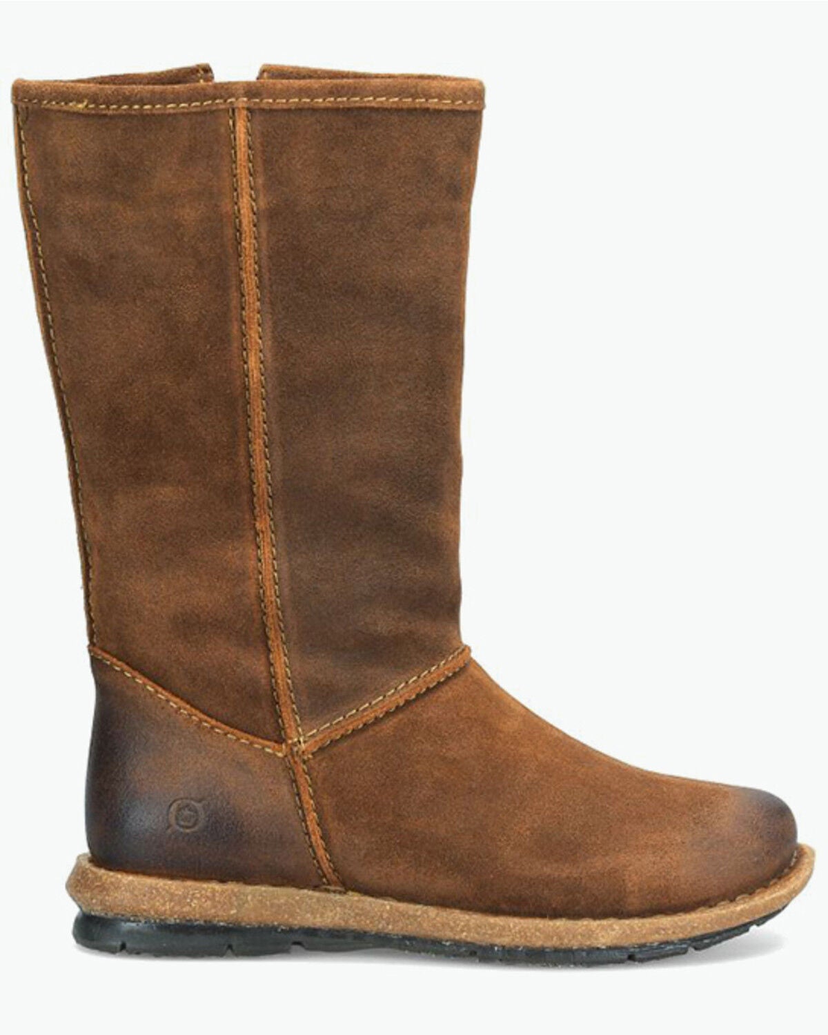 Image #2 - Born Women's Salee Mid Calf Boots - Round Toe, Brown, hi-res
