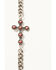 Image #2 - Shyanne Women's Cross And Beaded Chain Layered Bracelet Set - 4 Piece Set , Pink, hi-res