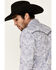 Image #5 - Rock 47 By Wrangler Men's Navy Paisley Print Long Sleeve Western Shirt, Navy, hi-res