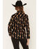 Image #4 - Ely & Walker Women's Boot Barn Exclusive Floral Striped Long Sleeve Snap Western Shirt, Black, hi-res