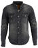 Image #1 - Milwaukee Performance Men's Denim Biker Shirt, Black, hi-res