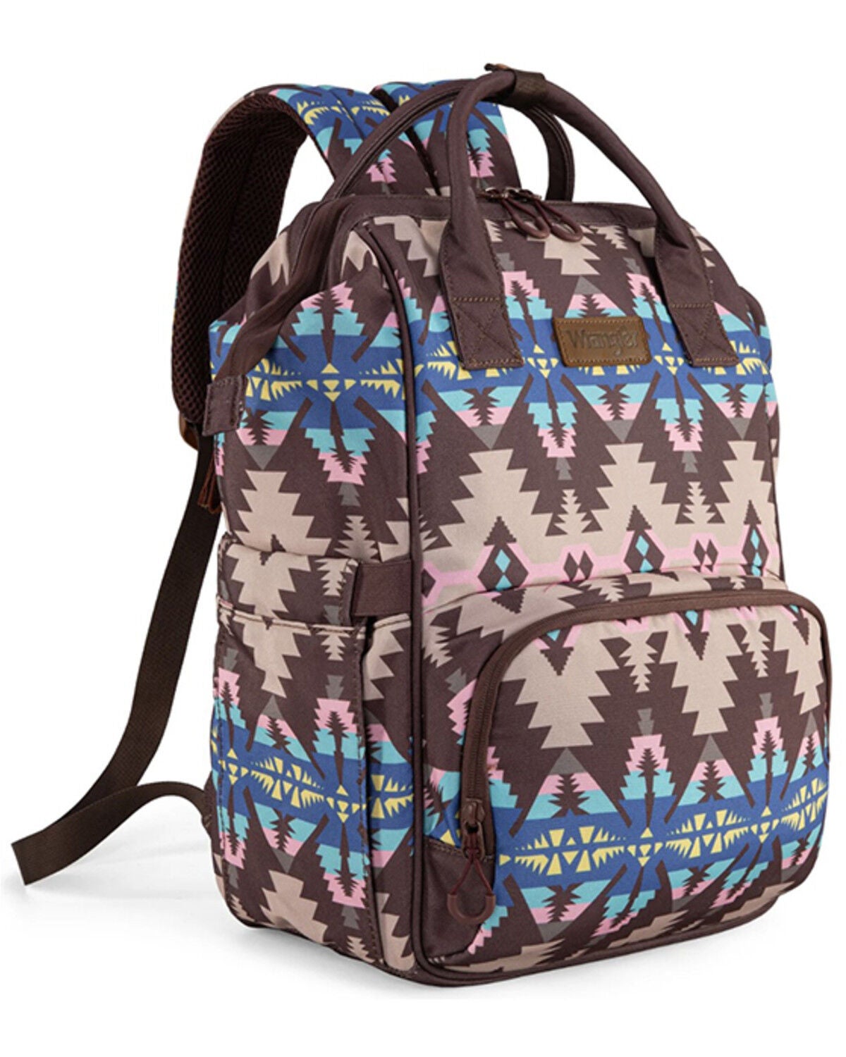Image #1 - Wrangler Women's Southwestern Print Diaper Bag, Coffee, hi-res