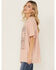 Image #2 - Wrangler Women's Lainey Wilson Short Sleeve Graphic Tee, Rose, hi-res
