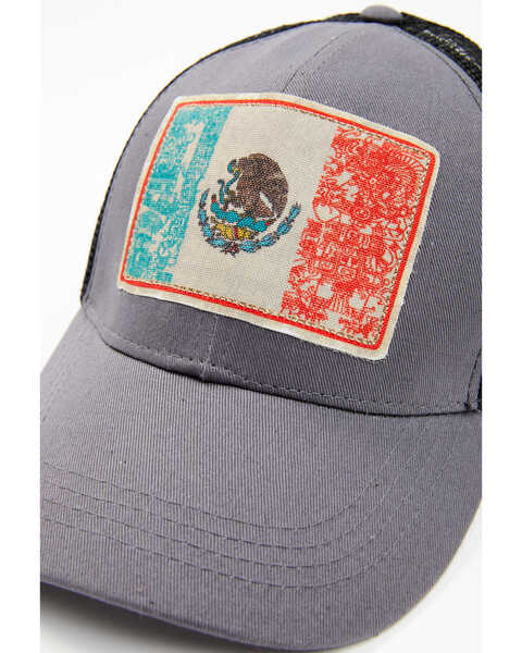 Image #2 - Cody James Men's Mexico Flag Ball Cap, Dark Grey, hi-res