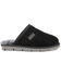 Image #2 - Superlamb Men's Khulan Suede Slippers - Round Toe, Black, hi-res