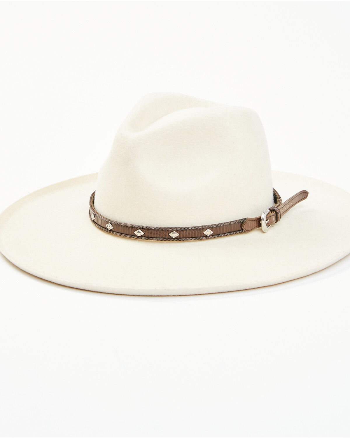 Image #3 - Cody James Men's Diamond Concho Hat Band, Brown, hi-res
