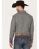 Image #4 - Blue Ranchwear Men's Jasper Heather Long Sleeve Snap Flannel Shirt, Black, hi-res