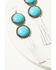 Image #2 - Idyllwind Women's Cadey Cove Earrings, White, hi-res