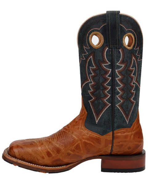 Image #3 - Dan Post Men's Pull-On Western Boots - Broad Square Boots , Honey, hi-res