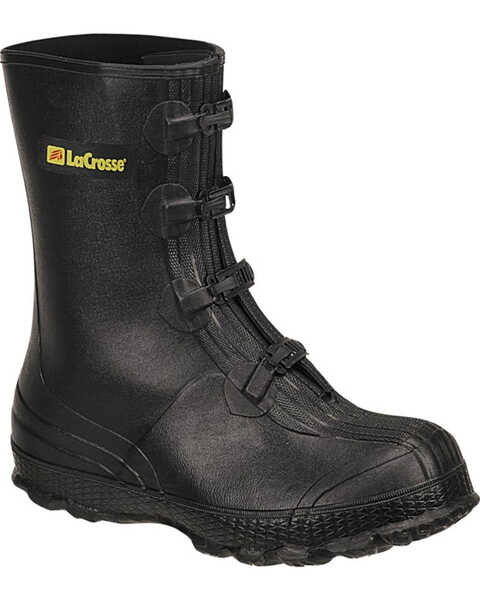 LaCrosse Men's Z-Series Overshoes Rubber Boots - Round Toe, Black, hi-res