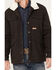 Image #3 - Powder River Outfitters by Panhandle Men's Canvas Solid Snap Heavy Jacket, Black, hi-res