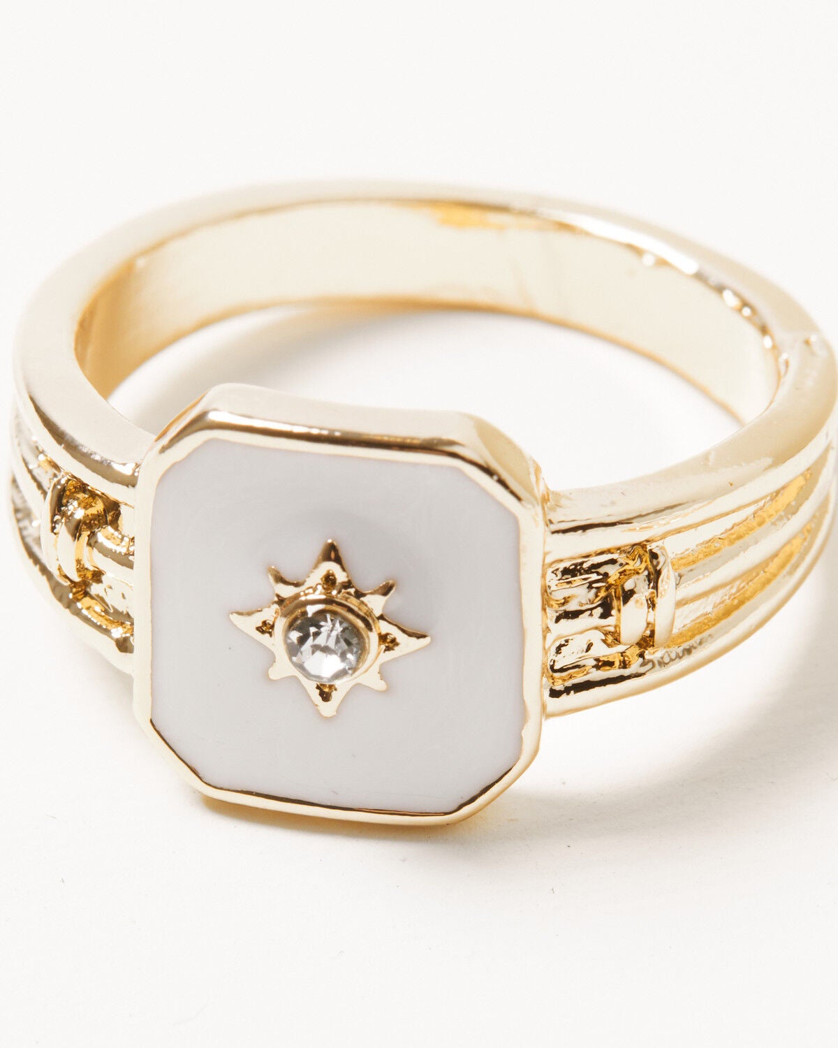 Image #2 - Shyanne Women's Starburst Pearl Ring Set - 5 Piece, Gold, hi-res