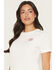 Image #3 - Carhartt Women's Irvine Relaxed Heritage Short Sleeve Graphic Tee, Off White, hi-res