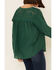 Wishlist Women's Eyelet Trim Crochet Long Sleeve Top , Green, hi-res