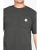 Carhartt Men's Loose Fit Heavyweight Logo Pocket Work T-Shirt, Bark, hi-res