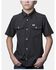Image #1 - Ferrell Boys' Core Tek Solid Short Sleeve Snap Performance Western Shirt, Grey, hi-res