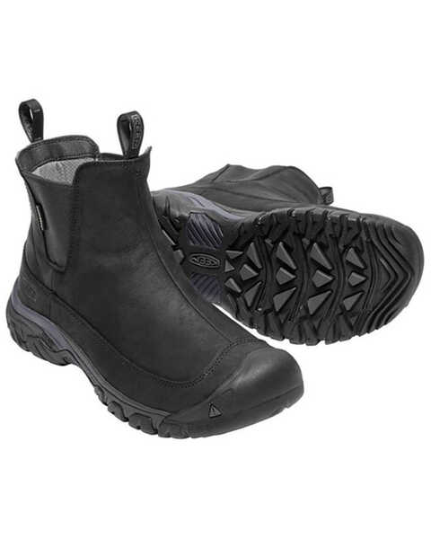 Image #1 - Keen Men's Anchorage III Waterproof Hiking Boots, Black, hi-res