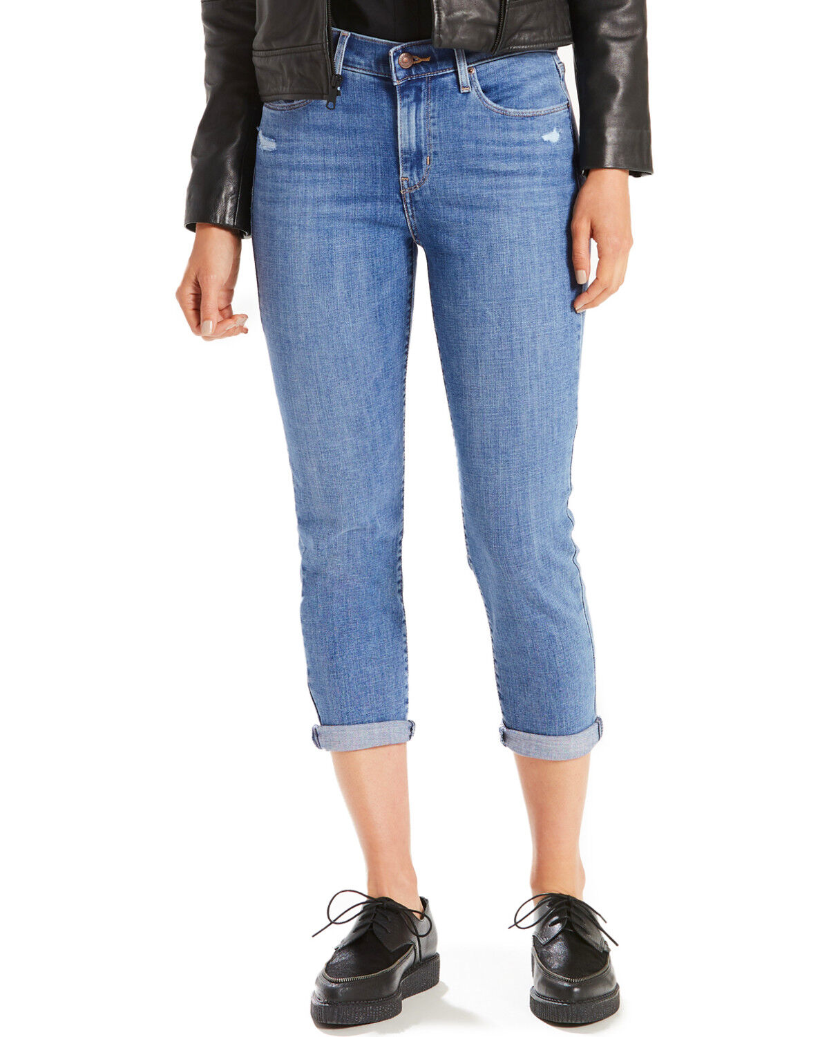 women's levi's classic crop jeans