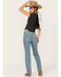 Image #3 - Levi's Superlow Medium Wash Stretch Bootcut Jeans , Medium Wash, hi-res