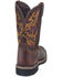 Image #5 - Justin Men's Driller Western Work Boots - Soft Toe, Brown, hi-res