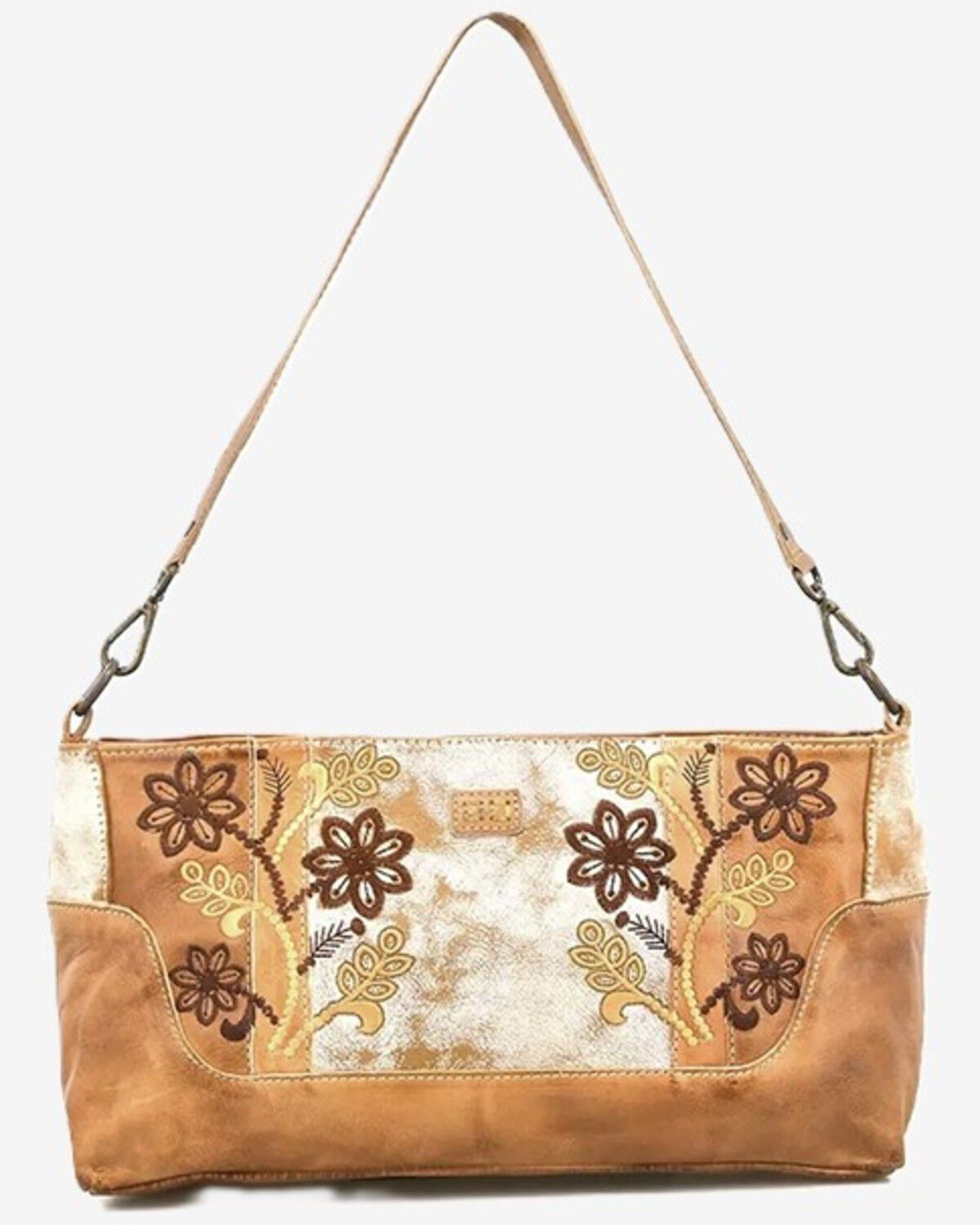 Image #1 - Bed Stu Women's Hyperbolic Shoulder Bag, Tan, hi-res