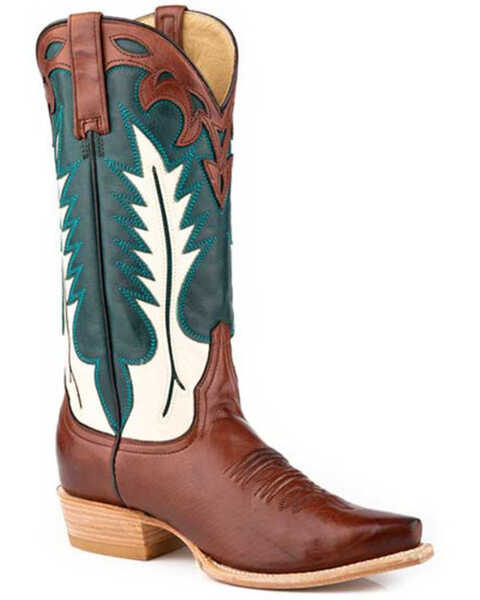 Image #1 - Roper Women's Dani Western Boots - Snip Toe , Brown, hi-res