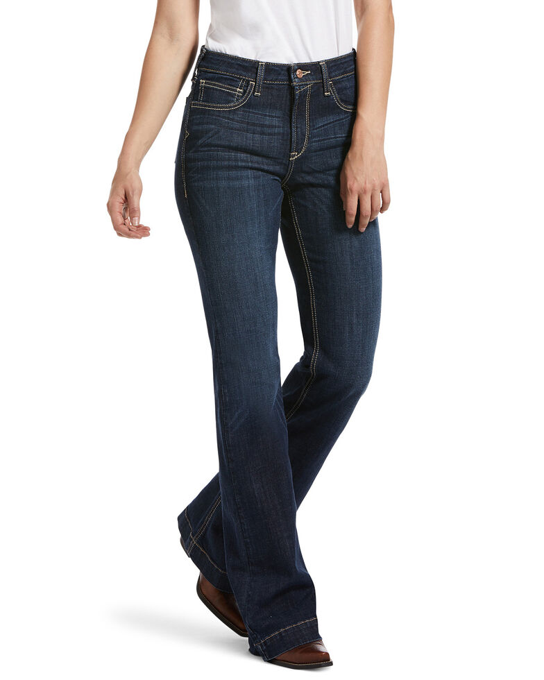 Ariat Women's Rascal Trouser Jeans, Blue, hi-res