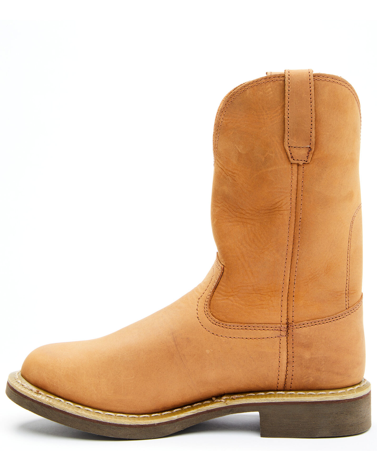 Image #10 - Georgia Boot Men's Wellington Work Boots - Round Toe, Chestnut, hi-res
