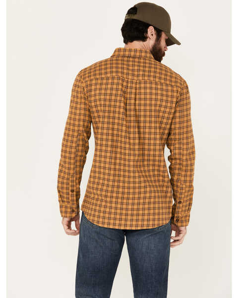 Image #4 - Brothers and Sons Men's Borden Everyday Plaid Print Long Sleeve Button-Down Flannel Shirt, Dark Yellow, hi-res