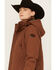 Image #2 - Cinch Women's Barn Hooded Coat, Brown, hi-res
