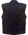 Image #2 - Milwaukee Leather Men's Concealed Snap Denim Club Style Vest, Black, hi-res