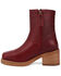 Image #3 - Dingo Women's Roxy Fashion Booties - Round Toe, Wine, hi-res