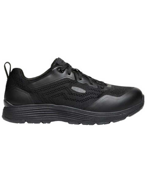 Image #2 - Keen Men's Sparta II Lacer Work Shoes - Aluminum Toe, Black, hi-res