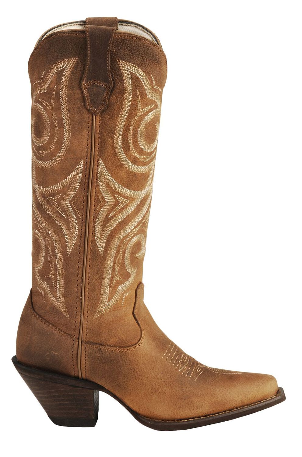 Image #2 - Crush by Durango Women's Jealousy Western Boots - Square Toe, Cognac, hi-res