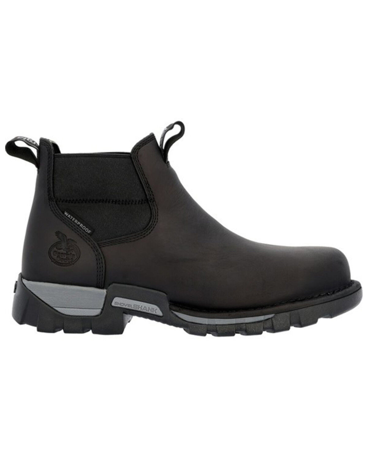 Image #2 - Georgia Boot Men's Eagle One Waterproof Chelsea Work Boots - Steel Toe, Brown, hi-res