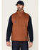 Ariat Men's Rebar Duracanvas Zip-Front Sherpa Work Vest , Brown, hi-res