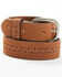 Image #1 - Cowgirls Rock Women's Solid Perforated Belt, Brown, hi-res