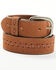 Image #1 - Cowgirls Rock Women's Solid Perforated Belt , Brown, hi-res