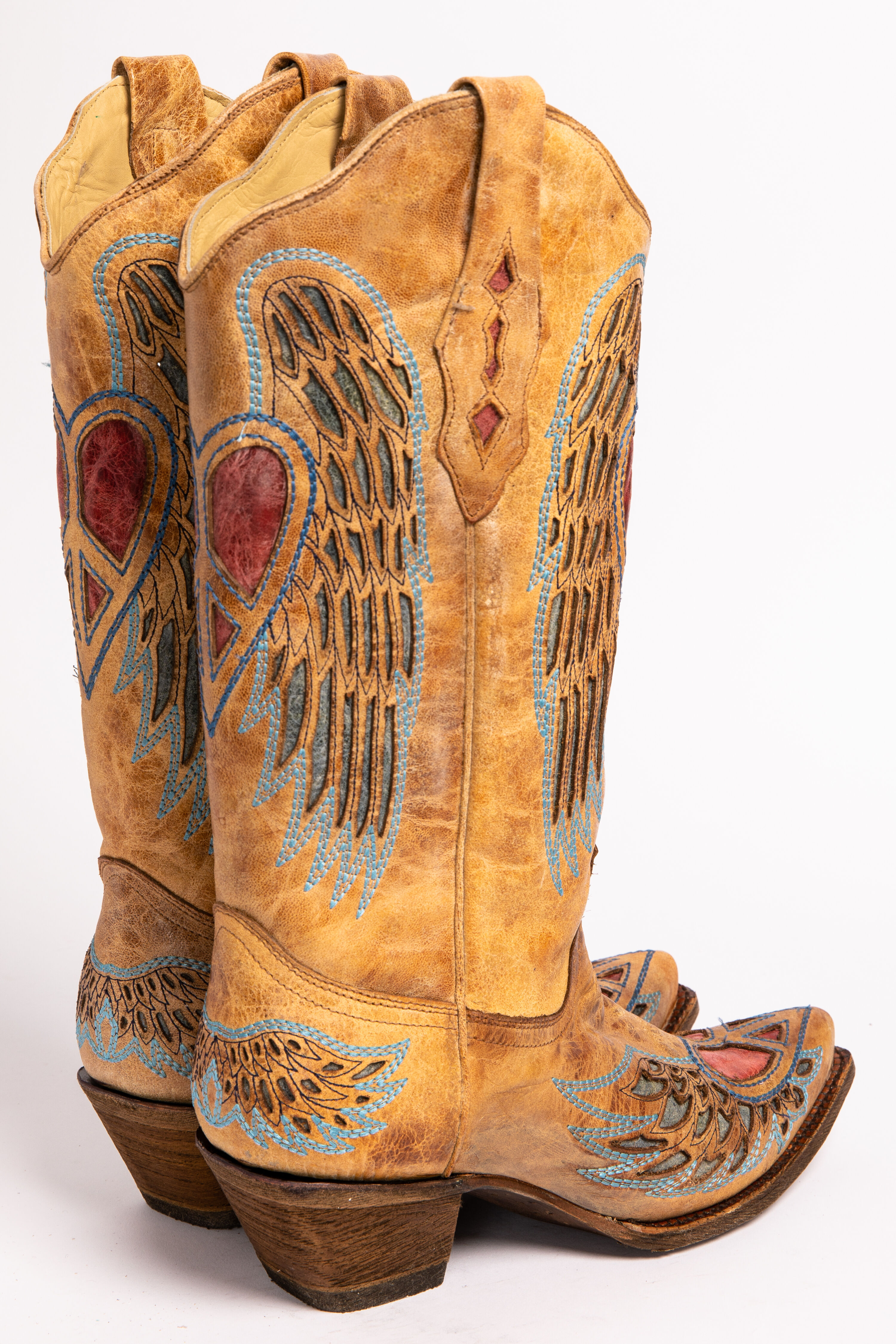 angel wing cowboy boots