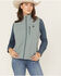 Image #1 - Cinch Women's Windproof Softshell Vest, Green, hi-res